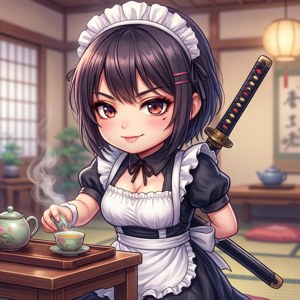 Maid with a Blade