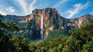 Majestic Angel Falls Panorama