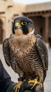 Majestic Falcon Portrait