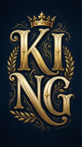 Majestic KING Typography