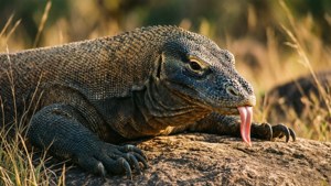 Majestic Komodo Dragon