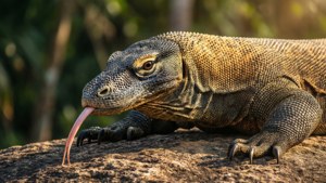 Majestic Komodo Dragon Close-up