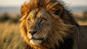 Majestic Lion Portrait