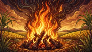 Majestic Lohri Bonfire