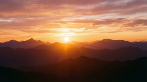 Majestic Mountain Sunrise