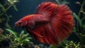 Majestic Red Betta