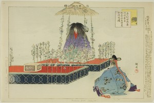 Makua Jido (Kikujido), from the series "Pictures of No Performances (Nogaku Zue)"