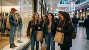 Mall Day with Friends