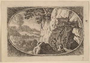 Man and Woman at the Mouth of a Cave