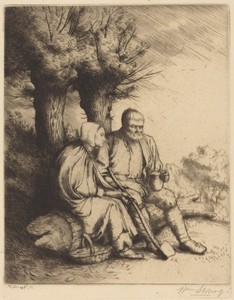 Man and Woman under a Tree
