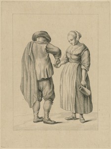 Man betaalt vrouw