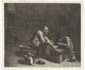 Man bij een arts