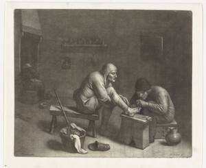 Man bij een arts