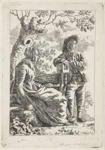 Man en een vrouw bij een boom