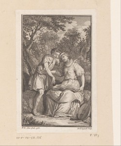 Man en vrouw bij een partiturenboek