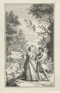 Man en vrouw in gesprek