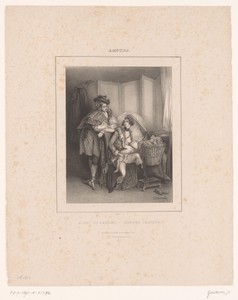 Man en vrouw met kind aan de borst
