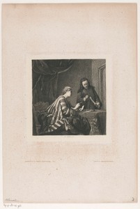 Man en vrouw verzegelen een brief