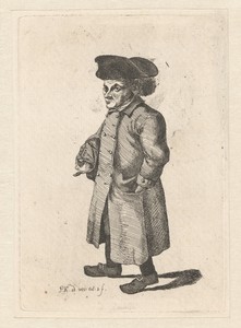 Man in lange jas