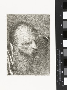 Man met baard en borstelige wenkbrauwen