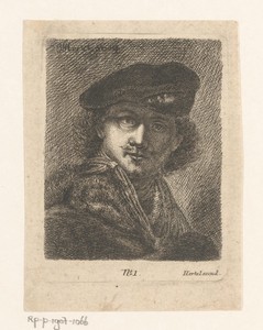 Man met baret