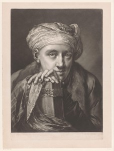 Man met een boek en tulband