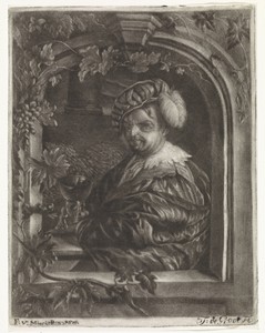 Man met een roemer