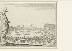 Man met hoed bij de Piazza Santa Maria Novella te Florence