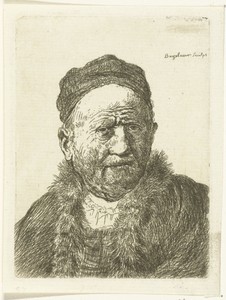 Man met kalotje: buste; de vader van Rembrandt (?)