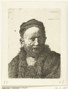 Man met kalotje: buste; de vader van Rembrandt (?)