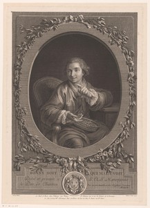 Man met kersen