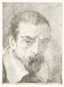 Man met kleine baard zonder hoofddeksel
