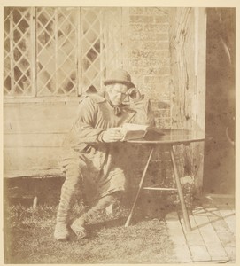[Man reading a book]