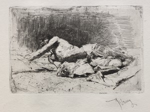 Man Rolling on the Ground