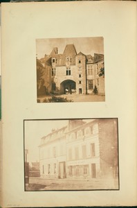 [Man Sitting outside the Optician, Monsieur Rochette's Shop]
