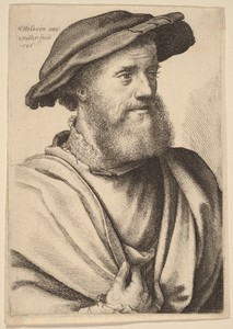 Man with Beard Looking Right (Hans Holbein?)