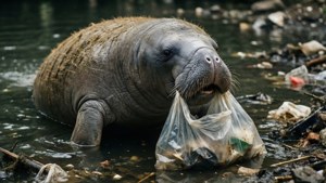 Manatee and Pollution