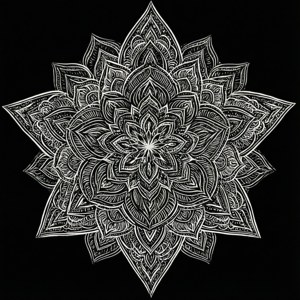 Mandal Star Pattern