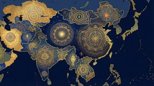 Mandala Asia Map