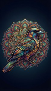 Mandala Bird Logo
