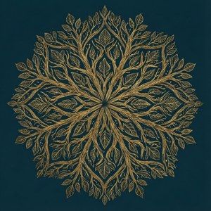 Mandala Branch Pattern