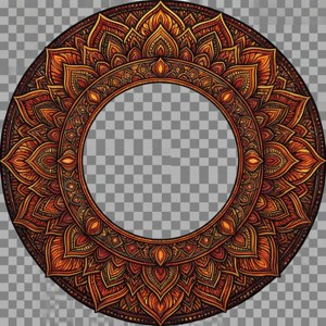Mandala Circular Border