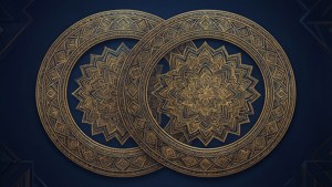 Mandala Dual Circles