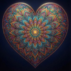 Mandala Heart Pattern