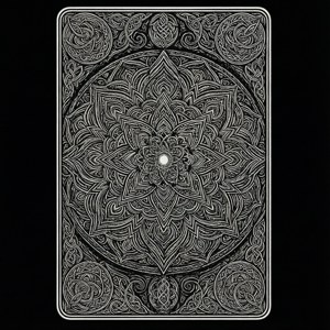 Mandala Line Art Tarot