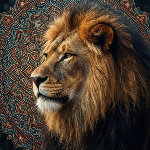 Mandala Lion