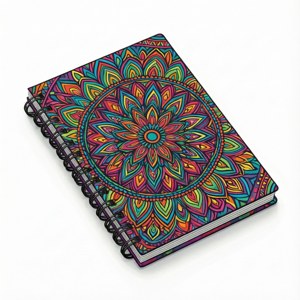 Mandala Notebook Top View