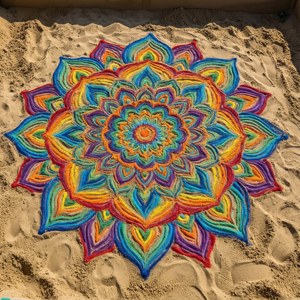 Mandala Sand Art