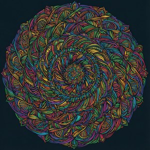 Mandala Scales Spiral