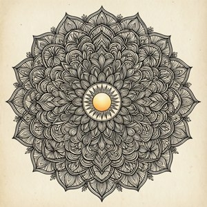 Mandala Sunrise Intricacy